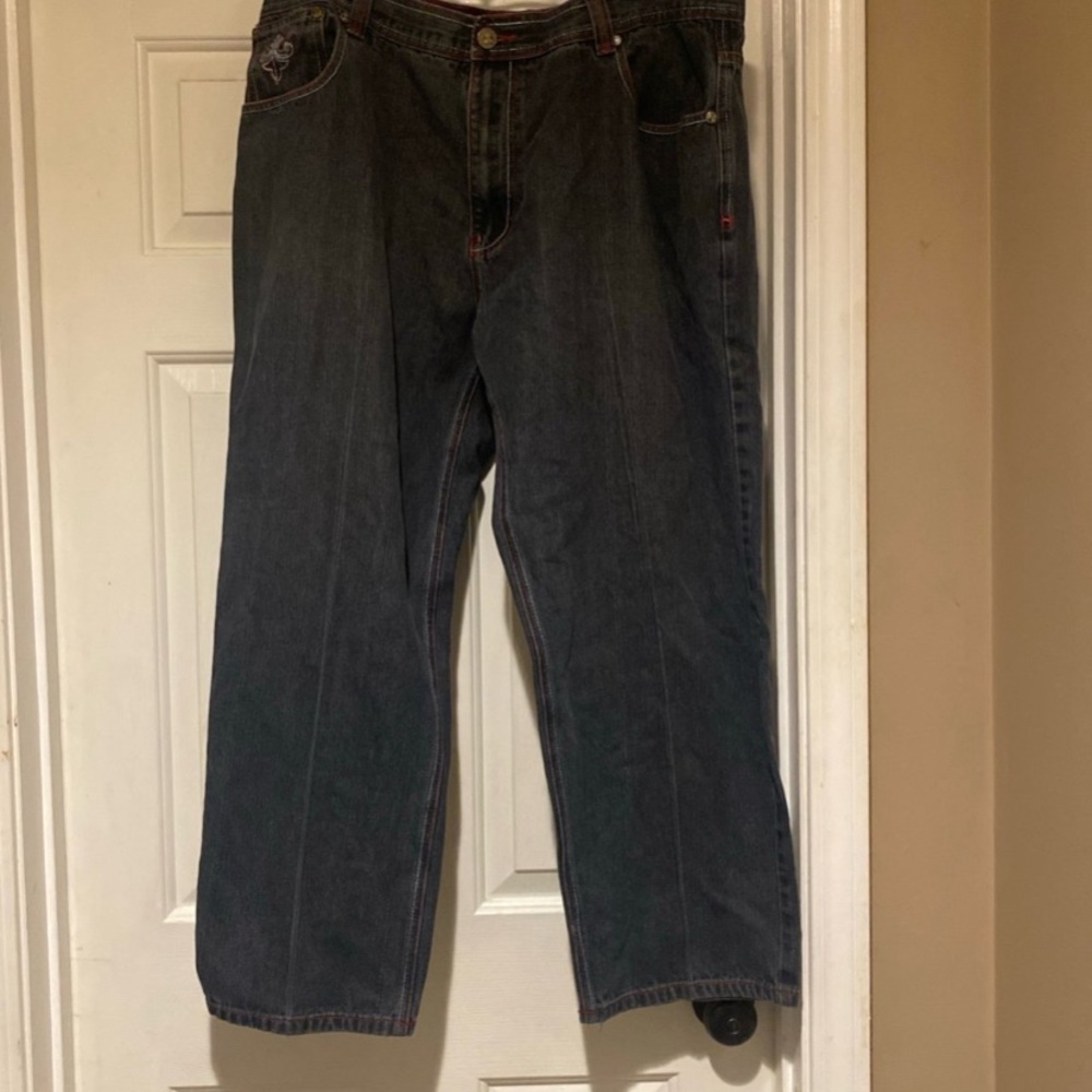 Vintage Y2K Jinzu Dark  Hip Hop/Skater Baggy Jeans Men’s Size 42x32